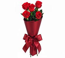 Букет 5 Красных роз Эдлесс Лав в Надежде
