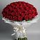 Букет 101 Красная роза Блэк Мэджик в Надежде