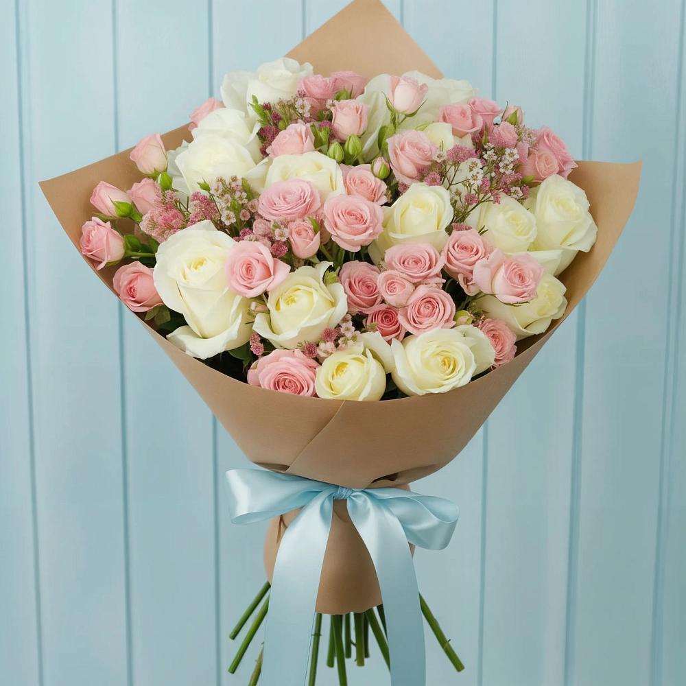 Букет цветов из: Розы в Надежде