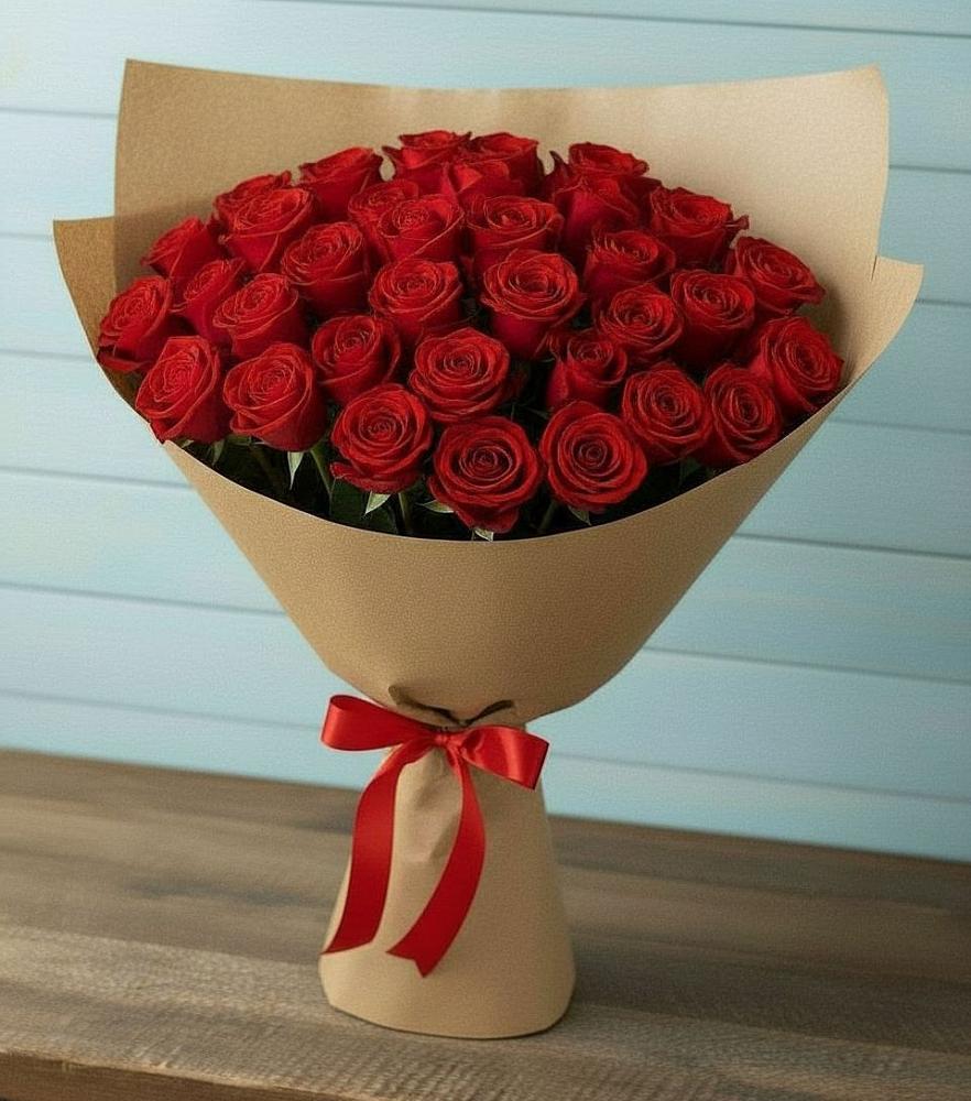 Букет Красные розы Милано в Надежде