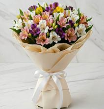 Букет цветов из:  Альстромерии #REPLACE_PRED# Надежде
