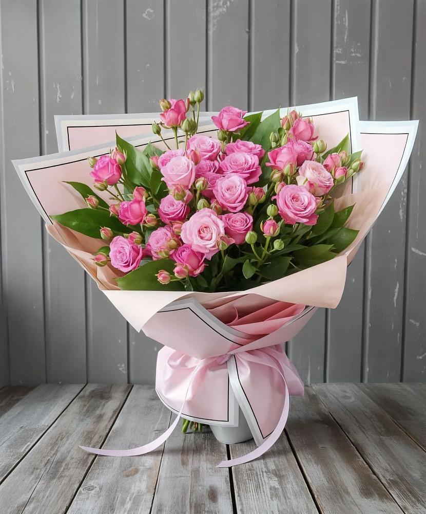 Букет Розовый кустик в Надежде