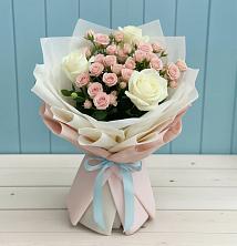 Букет цветов из:  Розы в Надежде