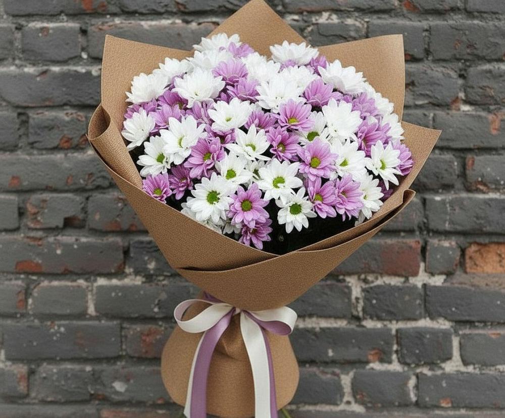 Букет цветов из: Хризантемы в Надежде