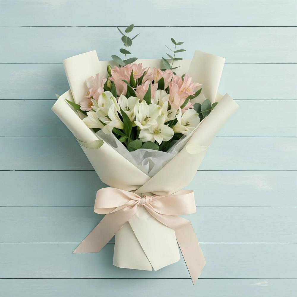 Букет цветов из: Альстромерии в Надежде