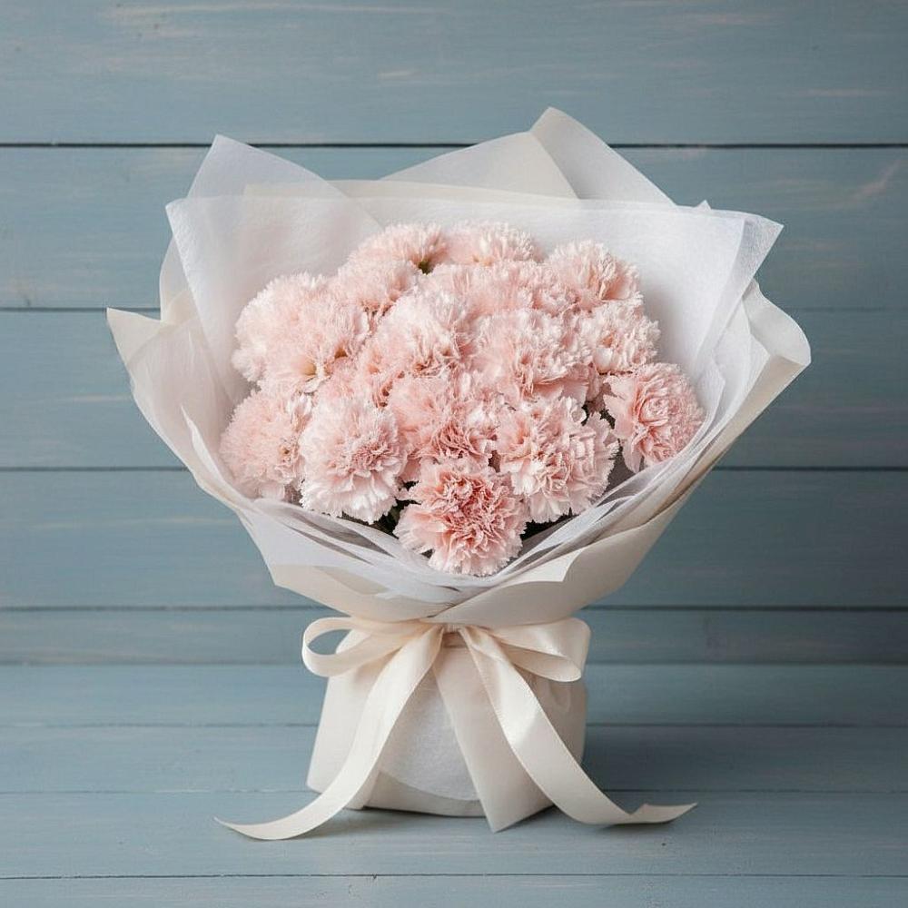 Букет цветов из: Гвоздики в Надежде