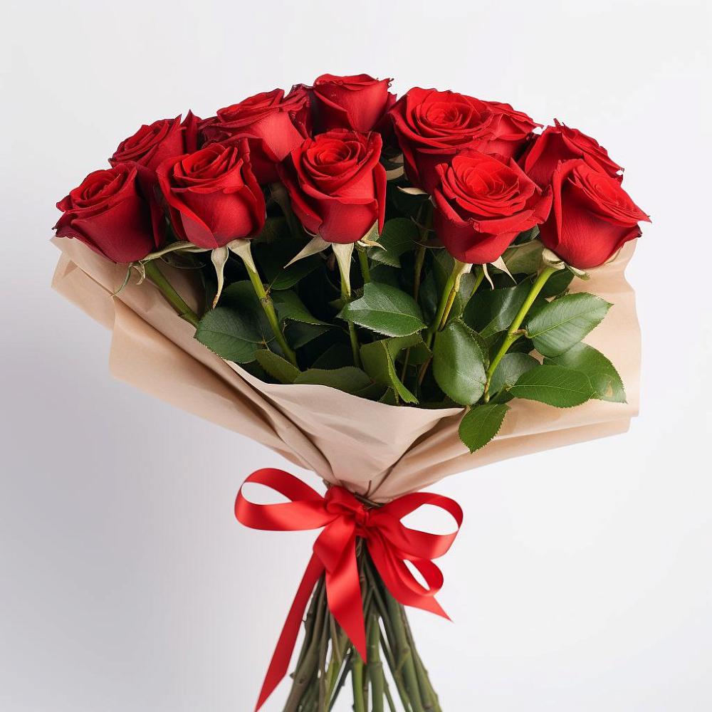 Букет 11 Красных роз Эдлесс Лав в Надежде