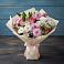 Букет цветов из: Хризантемы, Альстромерии и Розы в Надежде
